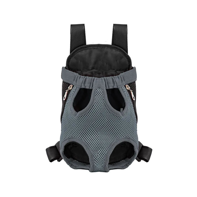 Double Shoulder Breathable Travel Pet Carrier Backpack – Mesh Front Bag for Small Dogs & Cats Outdoor