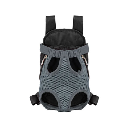 Double Shoulder Breathable Travel Pet Carrier Backpack – Mesh Front Bag for Small Dogs & Cats Outdoor