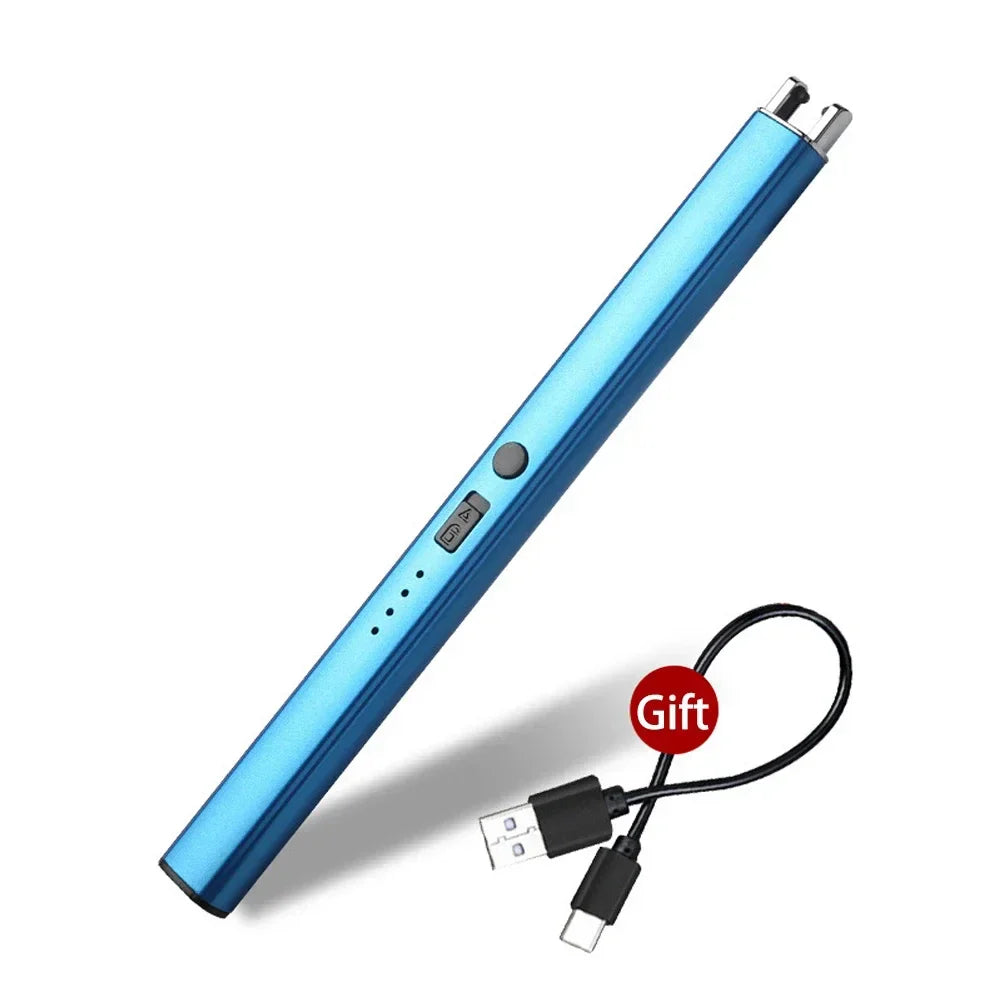 Electric Arc Plasma Lighter – USB Rechargeable Windproof Flameless Candle, Kitchen & Outdoor BBQ Ignition