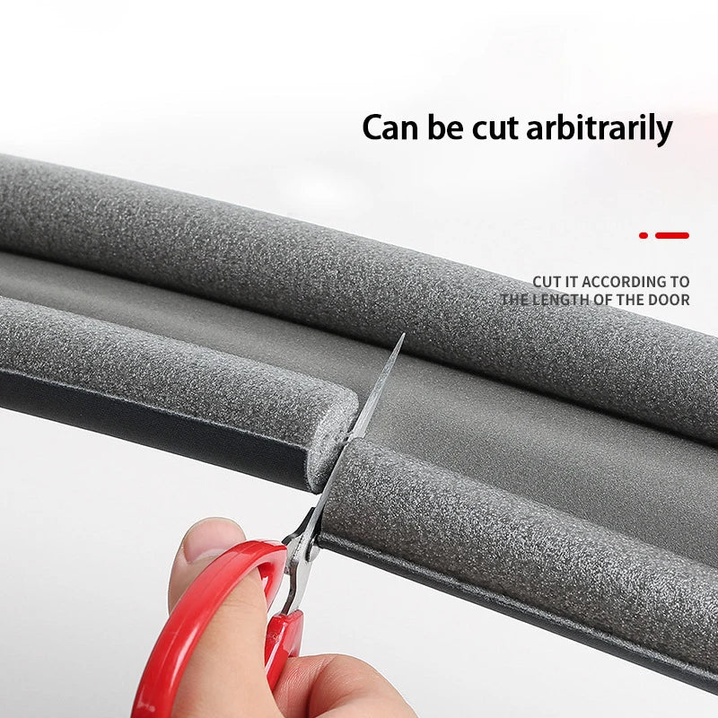 Flexible Door Bottom Seal Strip - Windproof Dustproof Weatherstrip Guard and Draft Blocker for Home Doors