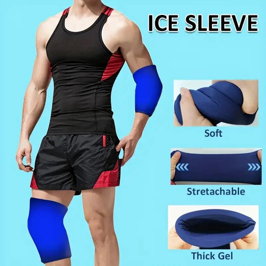 Reusable Gel Ice Sleeve Wrap — Hot & Cold Pack for Elbow, Knee, Ankle, Hand Pain Relief & Injury Therapy