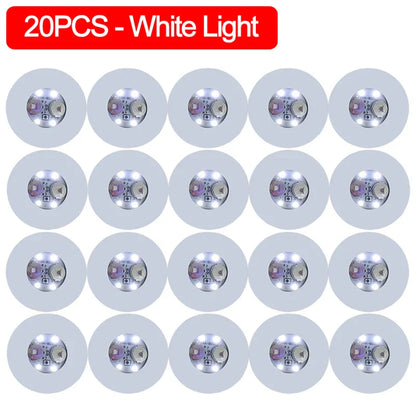 LED Coaster Sticker – Battery-Powered Luminous Glass & Bottle Pads for Bars, Parties, and Drink Decor