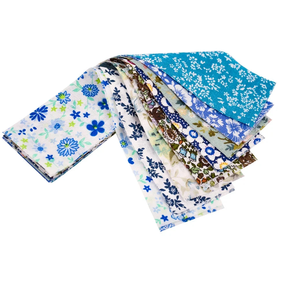 Booksew Ankara Cotton Fabric - Floral Jelly Roll Strips 8-9 Pieces 5x100CM for Patchwork, DIY Dolls & Sewing Crafts