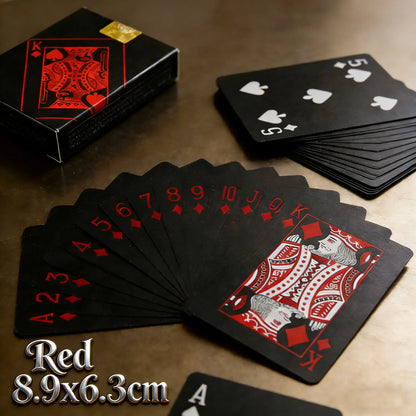 Waterproof PVC Playing Cards Deck - Classic Poker Game Cards for Kids & Adults with Premium Design