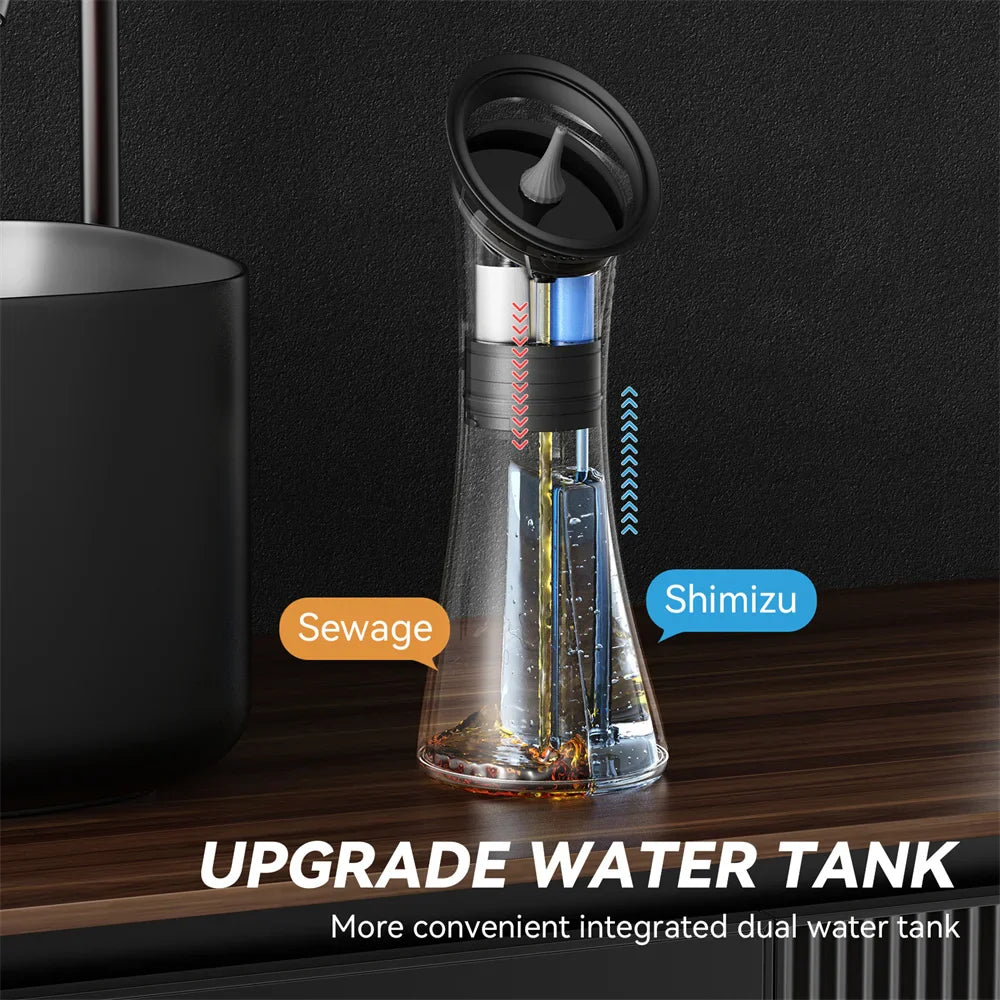 Electric Ear Wax Removal System – Water Powered Ear Cleaner with Irrigation Flusher, 3 Pressure Settings for Safe & Effective Ear Care Tool