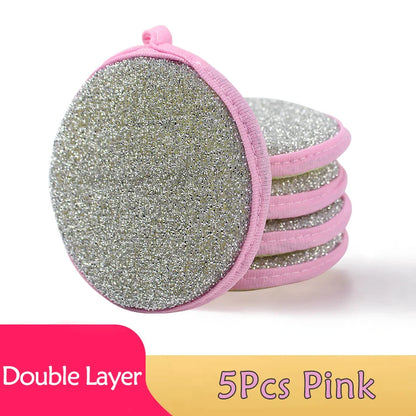 Double-Sided Dishwashing Sponges - Multi-Pack Kitchen Cleaning Brush for Pots, Pans & Dishes