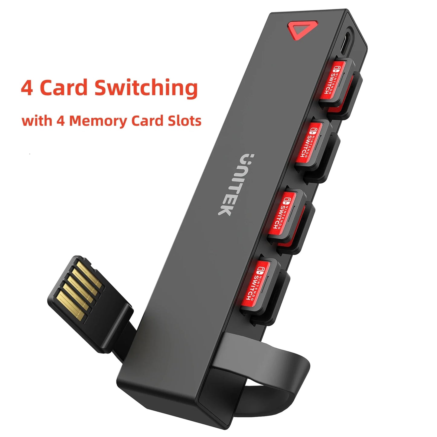 Nintendo Switch OLED Game Switcher — One-Key Fast Switching Multi-Game Card Reader with 5M Wireless Control Accessory