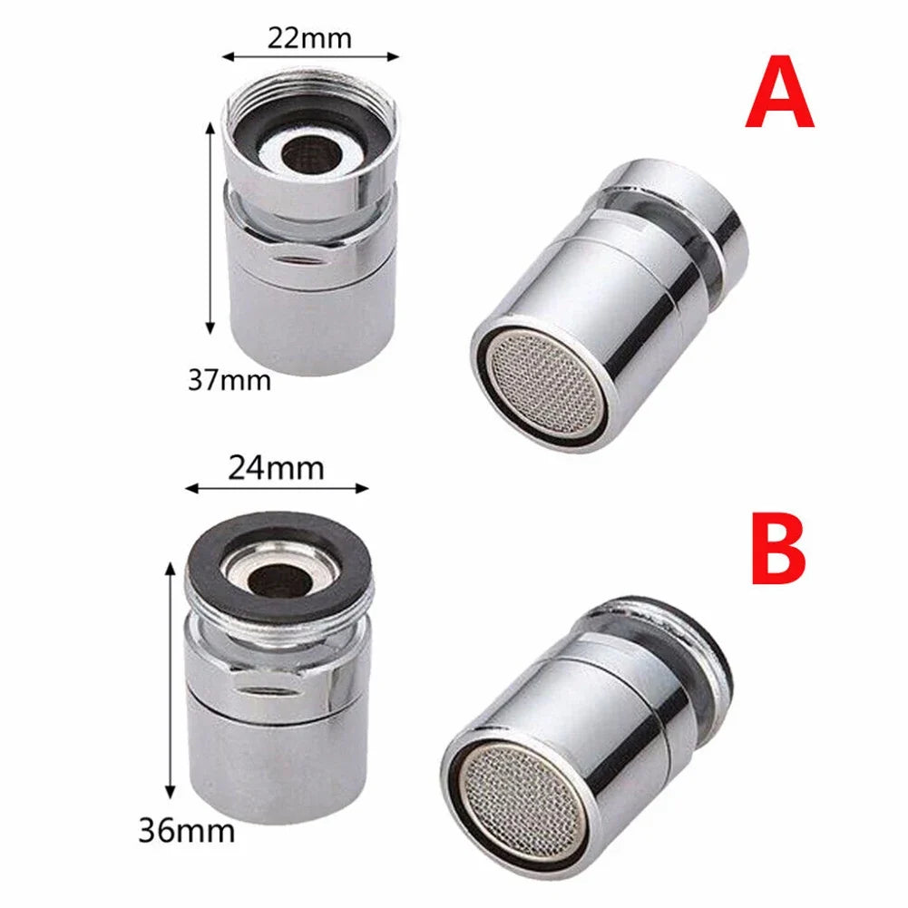 360° Swivel Faucet Aerator - Water Saving Splash Proof Tap Sprayer Nozzle for Kitchen Sink