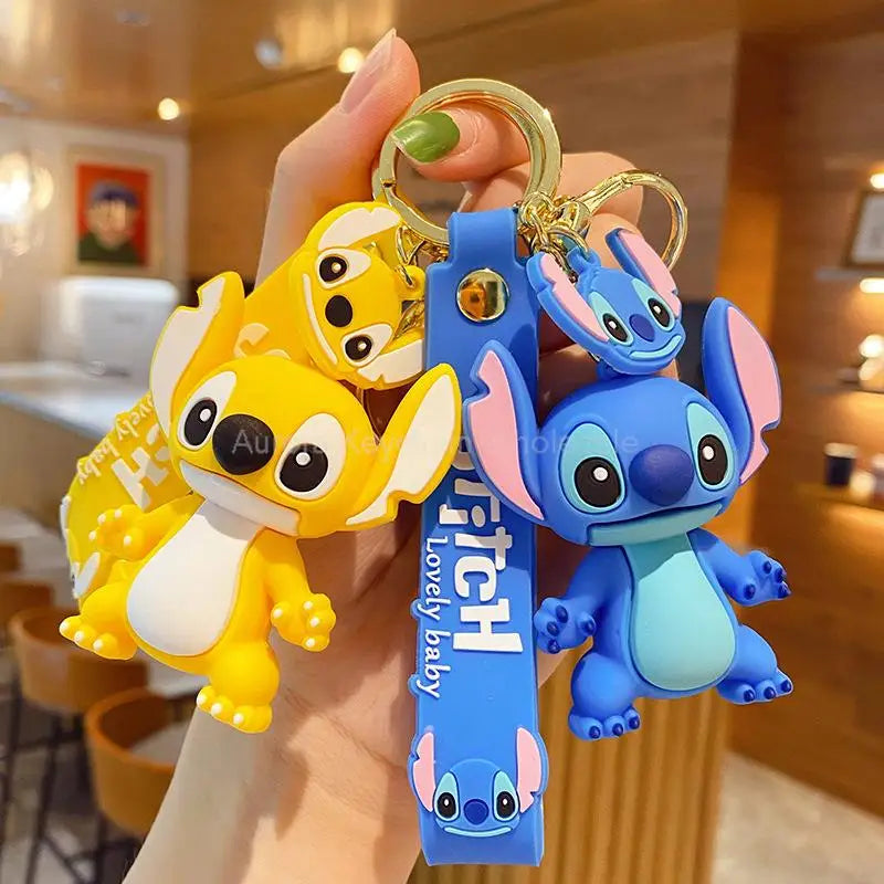 Anime Disney Cartoon Keychain – Gummed Girl, Mermaid & Princess Keyring, Cute Snow White & Alice Toy Gift