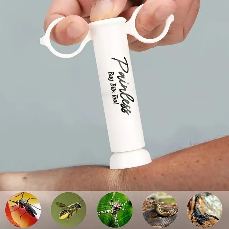 Bug Bite Suction Tool - Venom Extractor for Itch & Swelling Relief, Bite and Sting First Aid for Hiking & Outdoor Use