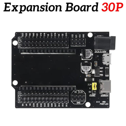ESP32-DevKitC-32 Development Board - CH340C WiFi & Bluetooth Dual-Core Microcontroller Expansion Board