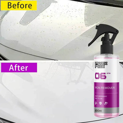 Car Rust Remover Spray - Fast Auto Rust Cleaner with Anti-Corrosion Protection & Tire Shine Maintenance Formula