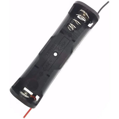 10Pcs 18650 Battery Holder Case - Plastic Storage Box with 150mm Lead Wire for Single Cell Power Projects