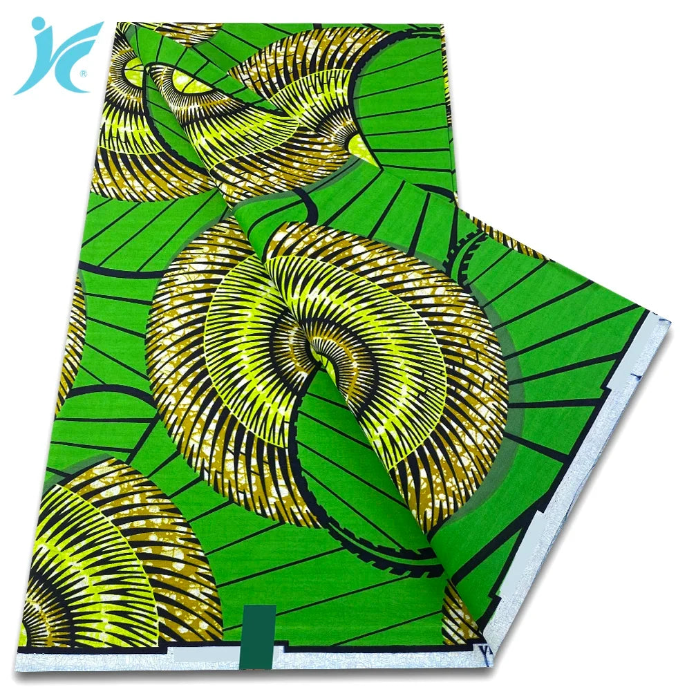 African Real Wax Print Fabric - 100% Cotton Ankara Sewing Material Wholesale Quality