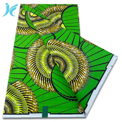 African Real Wax Print Fabric - 100% Cotton Ankara Sewing Material Wholesale Quality