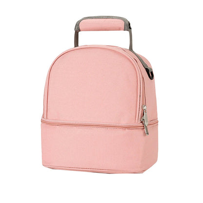 Insulated Double-Layer Mommy Bag — Large Capacity Travel & Picnic Baby Food Handbag