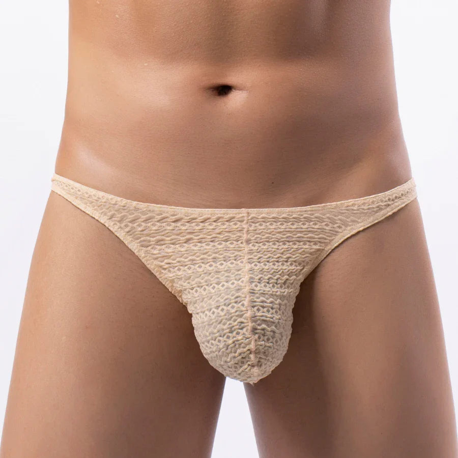 Men’s Mesh Breathable Briefs Y48 – Lightweight Pouch Underwear, Sexy Comfort Fit Lingerie Style Boxers for Men