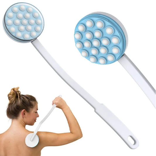 Remedy Wand Lotion Applicator and Massager - Handheld, Long-Handled Easy Reach Roll-On Dispenser for Shower Gel on Back