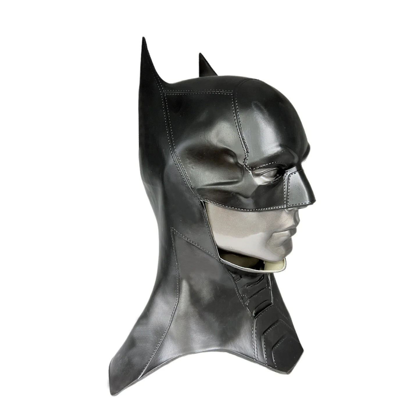 Cafele 2022 Batman Cosplay Costume for Men – Bruce Wayne Halloween Outfit with Black Latex Masquerade Mask