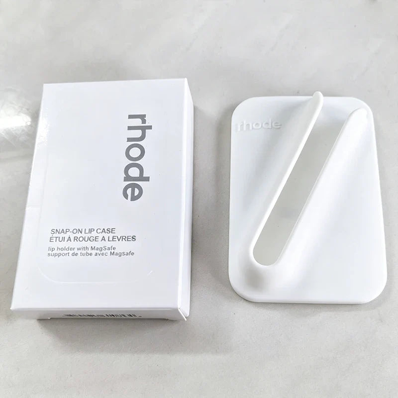 RHODE Magnetic Lip Case - MagSafe Compatible iPhone Cover with Lip Gloss Holder for iPhone 17 Air 16 15 14 13 12 11 Pro Max