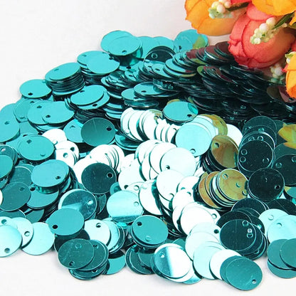 Large Round Flat Sequin Paillettes 10–30mm Loose Glitter Sequins for DIY Crafts, Kids Dance & Decoration 10g Pack