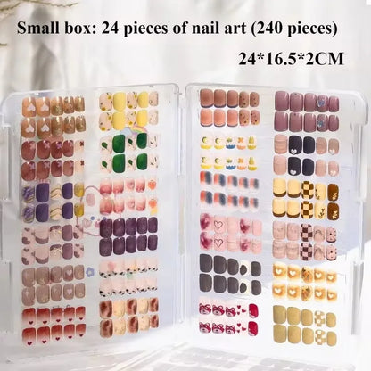 Transparent Nail Display Storage Book - Dustproof Nail Art Plate Organizer & Color Card Holder for Manicure Supplies