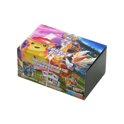 Original Pokemon TCG Gift Box - Simplified Chinese Sword & Shield Trading Card Game Set for Kids Birthday Gifts