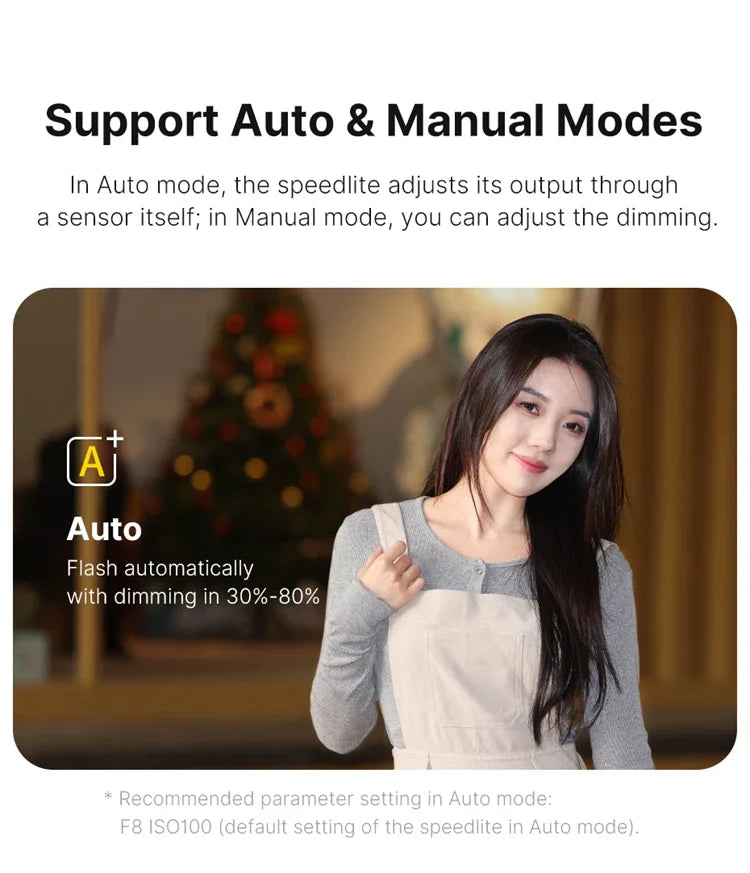 Ulanzi F12 TTL Wireless Flash Trigger – Auto & Manual Continuous Shooting for Canon, Nikon, Fuji, Sony Cameras