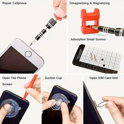 115-in-1 Precision Screwdriver Kit - Professional Repair Tool Set for Electronics Phone Watch and Auto Maintenance
