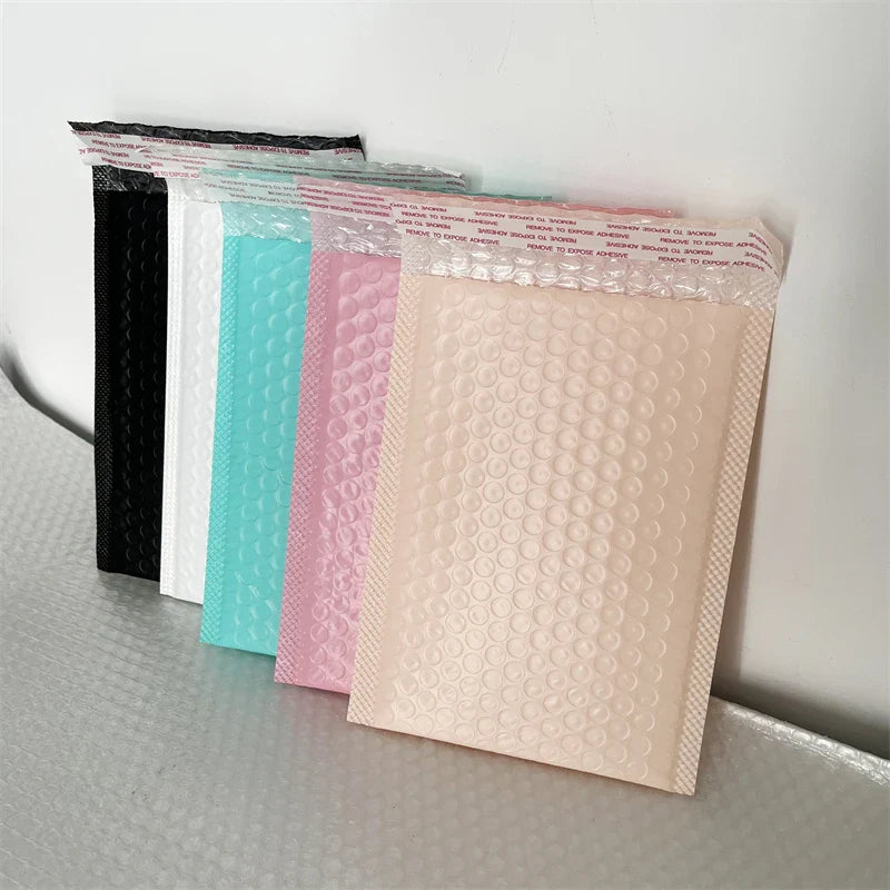 10 Pack 25x30cm Self-Seal Bubble Mailers - Waterproof Padded Envelopes for Secure Shipping and Packaging