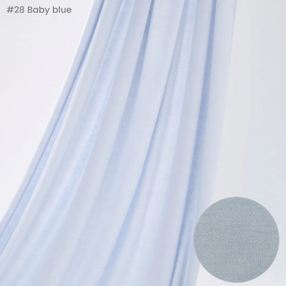 29 Color Jersey Hijab Scarf - Solid Cotton Stretch Muslim Head Wrap Turban Shawl