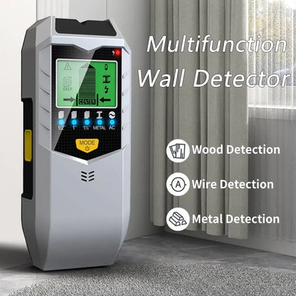 5-in-1 Electronic Wall Detector - Multifunctional Metal Stud & Wood Finder Tool