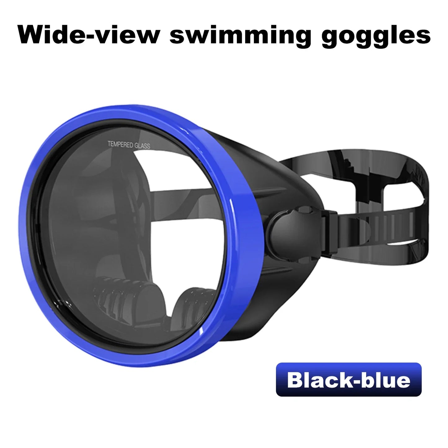 Full-Face Snorkeling Mask - Waterproof Anti-Fog 180° Panoramic Diving Goggles for Adults