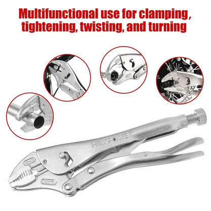 Industrial Heavy-Duty Pressure Pliers - Multifunctional C-Type Fixed Circular Mouth Force Wrench Tool