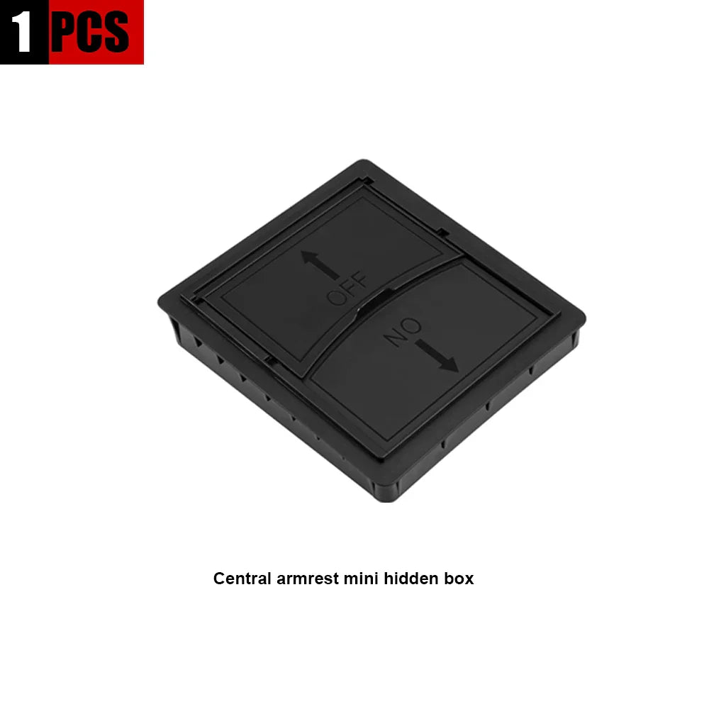 YZ Storage Box for Tesla Model 3 & Model Y – Center Armrest Hidden Box & Cup Holder Organizer, 2023-2022 Car Accessories
