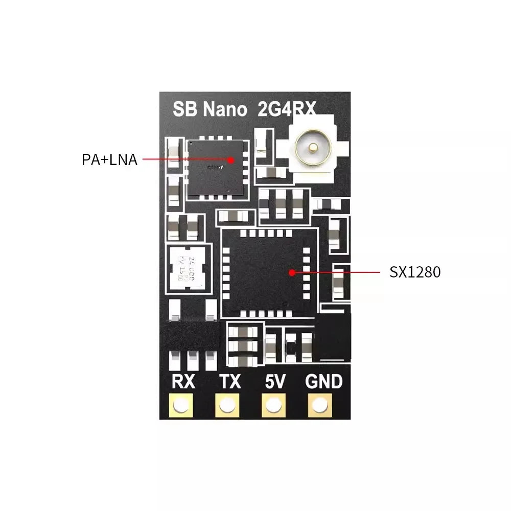SpeedyBee Nano 2.4G ExpressLRS Receiver – ELRS Long Range FPV Drone Part for Freestyle & DIY Builds