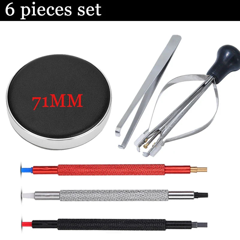 Watch Movement Casing Cushion Pads – Leather Protective Holder for Repair & Battery Change (1/4/6/9/13PCS)