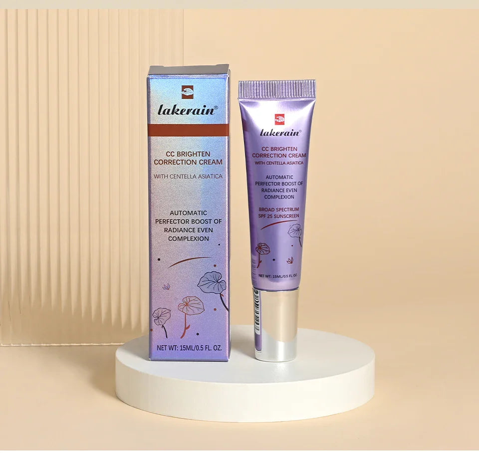 3Pcs/Set CC Cream Centella – Korean Color-Changing Liquid Foundation, Face Base Makeup & Foundation Cream