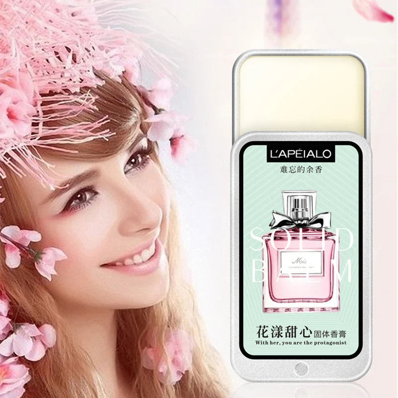 Women’s Pheromone Solid Perfume Balm – Long-Lasting Light Fragrance, Portable Body Perfume Stick