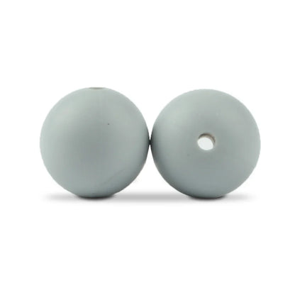 LOFCA Silicone Round Beads 20pcs - 9/12/15mm DIY Jewelry Making Beads for Bracelets, Keychains & Necklaces