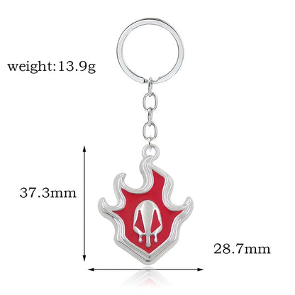 Bleach Ichigo Kurosaki Keychain Necklace - Anime Cosplay Pendant Charm for Men & Women Backpack Jewelry Gift