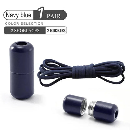 Elastic No-Tie Shoelaces - Quick Slip-On Stretch Shoe Laces for Kids & Adults