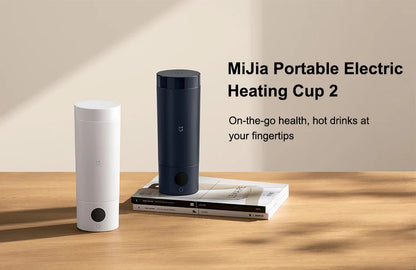 XIAOMI Mijia Portable Electric Kettle 2 — 350ml Smart Temperature Insulated Thermos Cup Fast Water Boiler for Travel