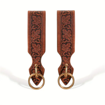 6PCS Medieval Cosplay Belts – Elf Leaf Embossed Leather with Potion Bottle, Viking Halloween