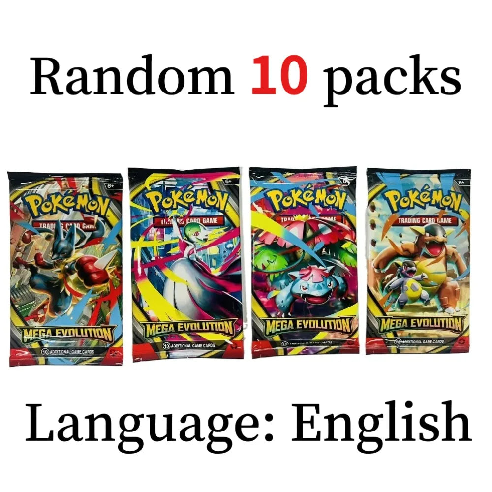 Pokemon TCG Mega Evolution Booster Box - English Trading Cards Phantasmal Flames Ascended Heroes Pack Set