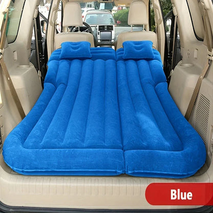 Universal Car Inflatable Travel Mattress - Back Seat Sleeping Bed with Pillow for Camping & Outdoor Comfort