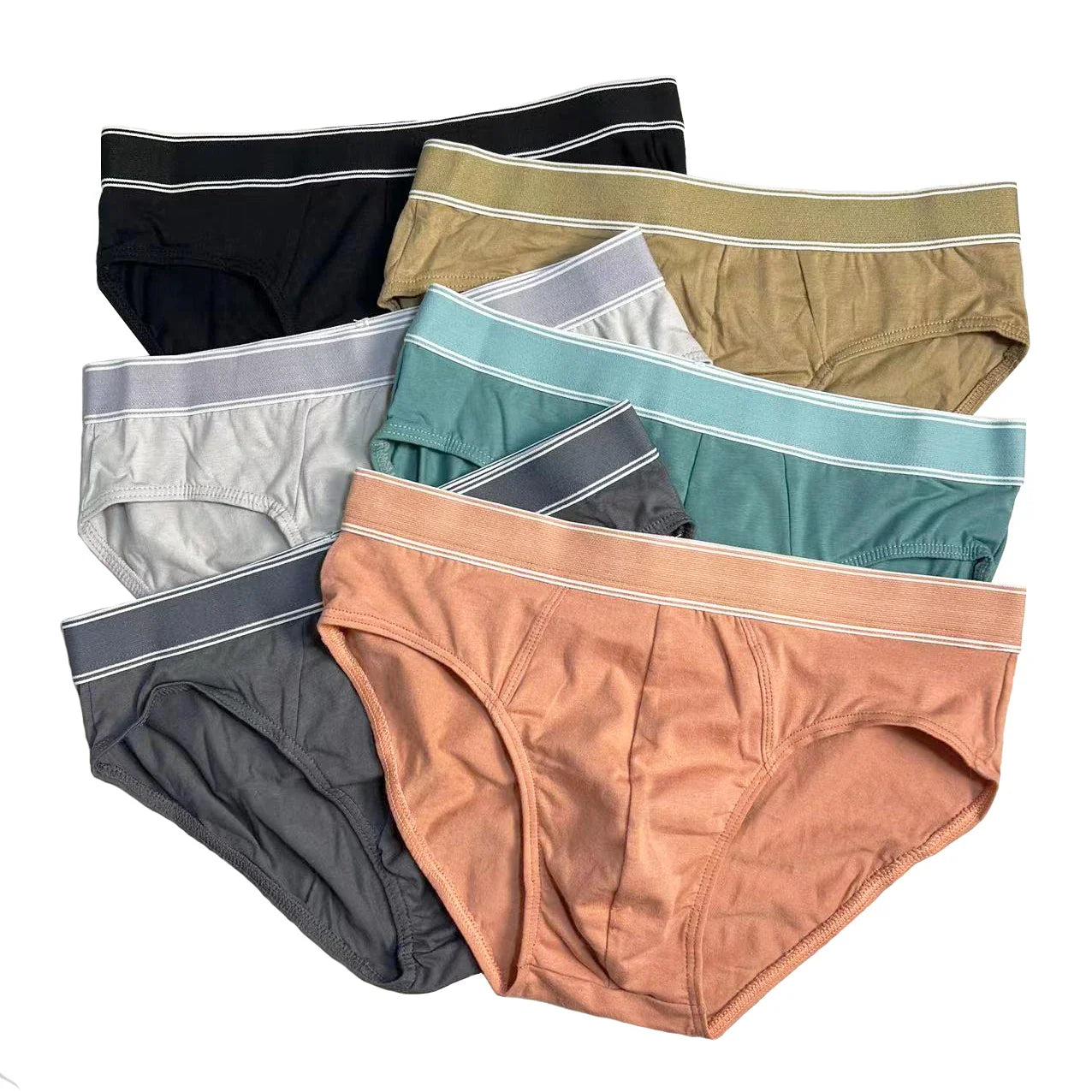 4-Pack Men's Cotton Briefs - Breathable Printed Underwear with Comfortable Fit & Stylish Design