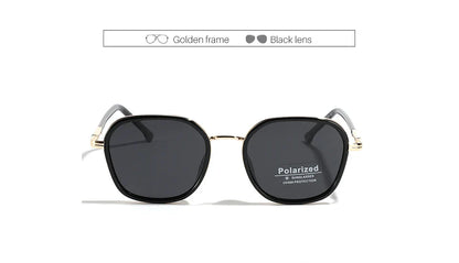 OVZA TR90 Polarized Sunglasses – Fashion Square Frame Driving Glasses for Men & Women S2074