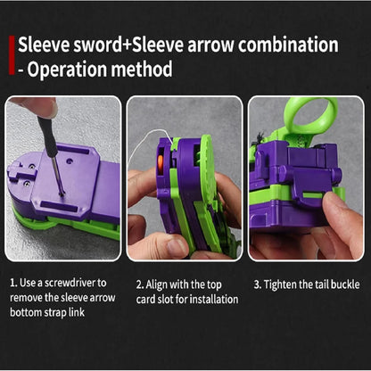 Retractable Hidden Blade Toy - Assassin Sleeve Sword Cosplay Prop for Kids Interactive Games, Parties & Birthday Gifts