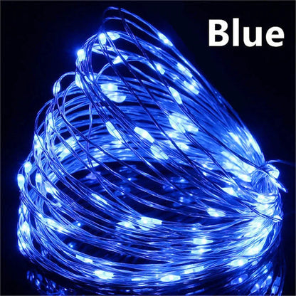 USB LED Fairy String Lights - 20M 200LED Copper Wire Garland for Christmas, Wedding & Outdoor Decor